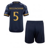 Real Madrid Jude Bellingham #5 Fotballklær Bortedraktsett Barn 2023-24 Kortermet (+ korte bukser)